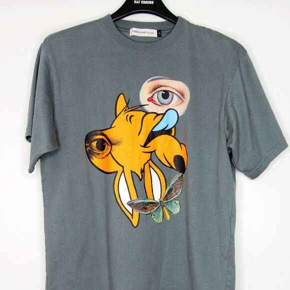 BNWT SS22 UNDERCOVER ABSTRACT PRINT TSHIRT 1 - Picture 2 of 10